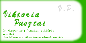 viktoria pusztai business card